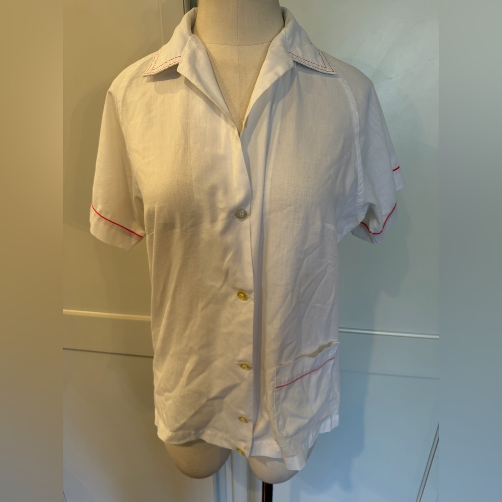 Vintage bowling shirt - mouse chasers